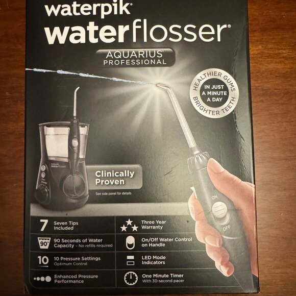 Waterpik "Aquarius Professional" Black "water flosser" ($45) - Picture 7 of 9